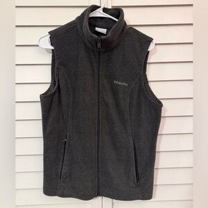 Women’s Columbia Charcoal Grey Fleece Vest